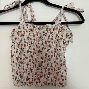 Abercrombie Tie Sleeve Tank